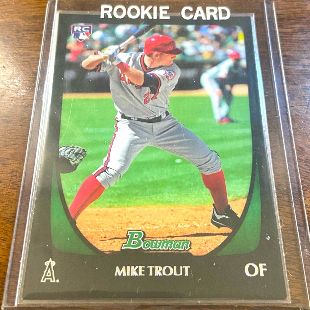 Bowman 2011 Anaheim Angels Mike Trout Rookie Baseball Card